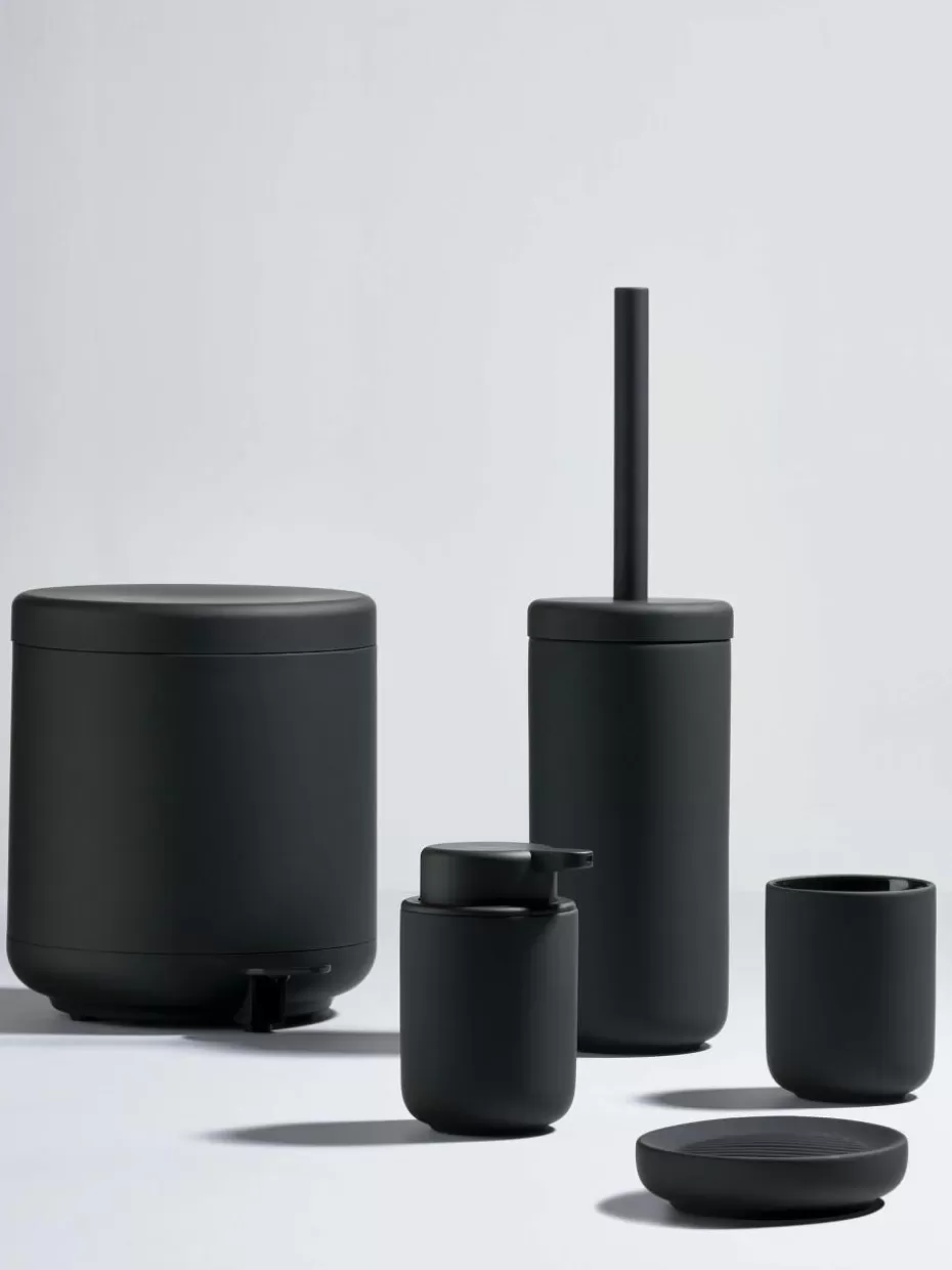 Zahnputzbecher-Zone Denmark Zahnputzbecher Ume mit Soft-Touch-Oberfläche Schwarz
