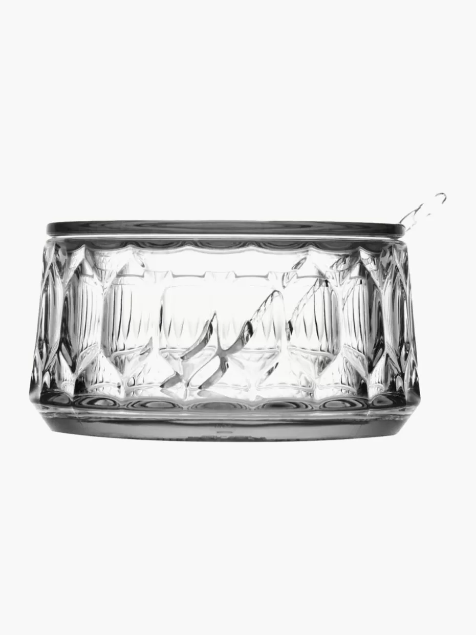Kannen & Karaffen-Kartell Zuckerdose Jellies mit Strukturmuster Transparent